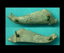 Belt Mount, Dolphin-type, ca. 1st-2nd Cent. AD, Rare!